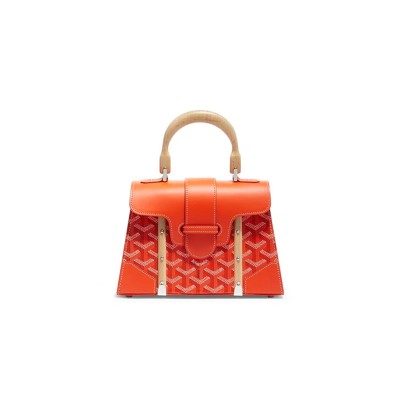 GOYARD SAÏGON STRUCTURÉ MINI BAG SAIGR2MINTY07CL07P (20*15*7.5cm)